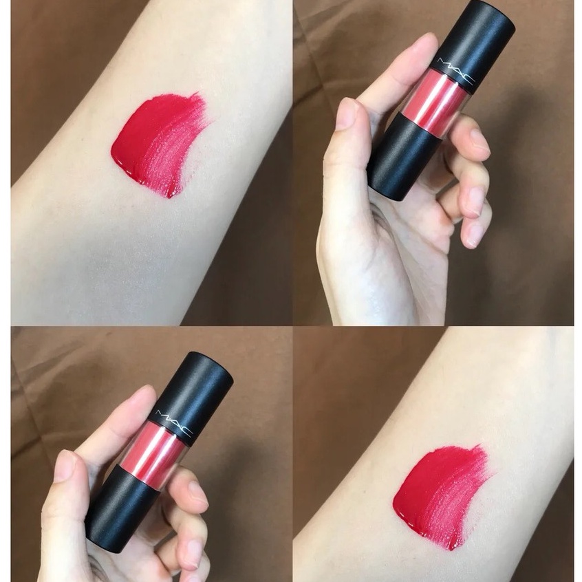 Son Kem Mac Resilient Rouge Đỏ Cherry Cream Lip Stain