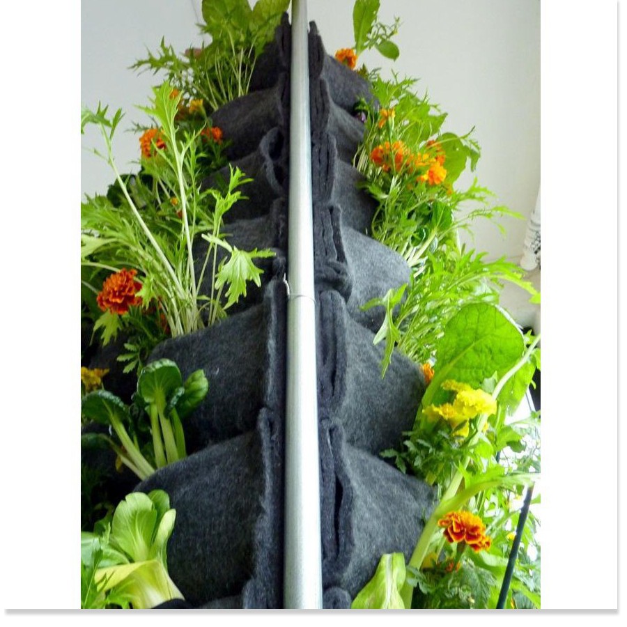 Túi trồng cây  ⛔GIÁ SỈ⛔  Túi vải trồng rau 21 ngăn giúp tận dụng diện tích, trồng cây trong nhà 3303