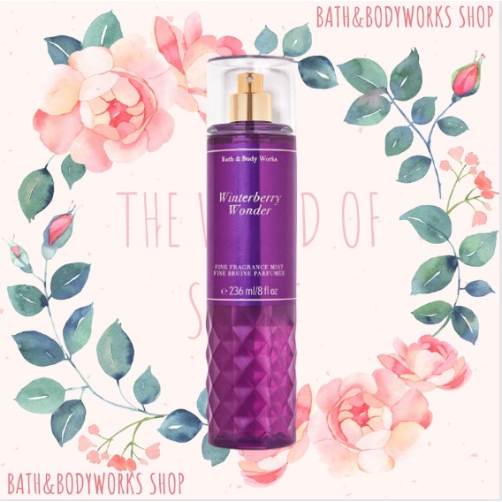 Xịt thơm toàn thân bodymist Bath & Body Works: Winterberry Wonder