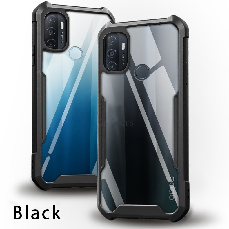 Ốp Điện Thoại Acrylic Mềm Trong Suốt Chống Sốc Cho OPPO F17 Pro A93 A53 S A32 A33 Reno 4 F Lite