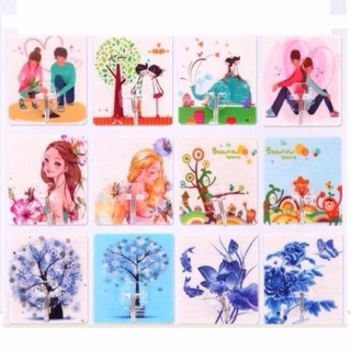 100 móc dính tường 3D chịu lực tốt, có nhiều mẫu đẹp