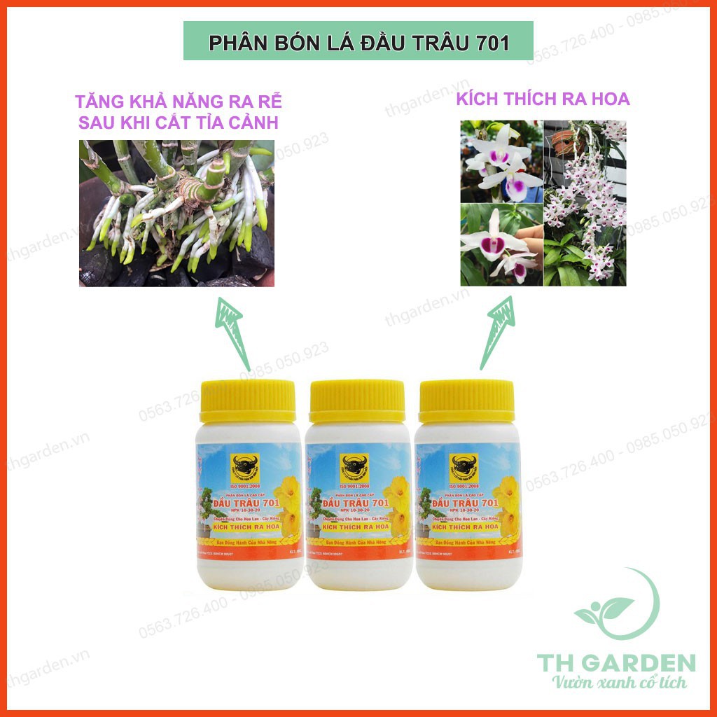 Bộ 3 Phân Bón Lá Đầu Trâu 501-701-901 - Bộ 3 hoàn hảo kích thích nảy chồi, ra lá, ra hóa, dưỡng hoa