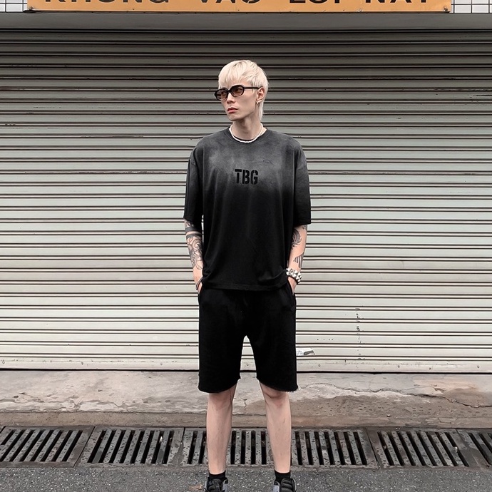 Áo thun tay lỡ The Bad God Wash tee