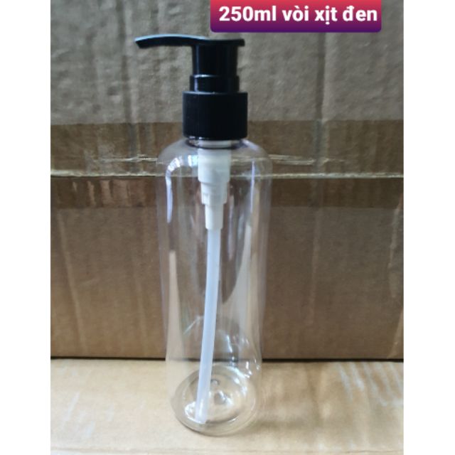Chai rỗng 250ml vòi