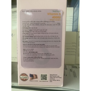 vitamin E 400iu của Mỹ