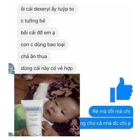 Kem Bôi Nẻ CREME Dexeryl Pháp 150ml Dưỡng Da Cấp Ẩm, Dưỡng Ẩm Sâu Cho Da, Cải Thiện Da Khô, Nứt Nẻ
