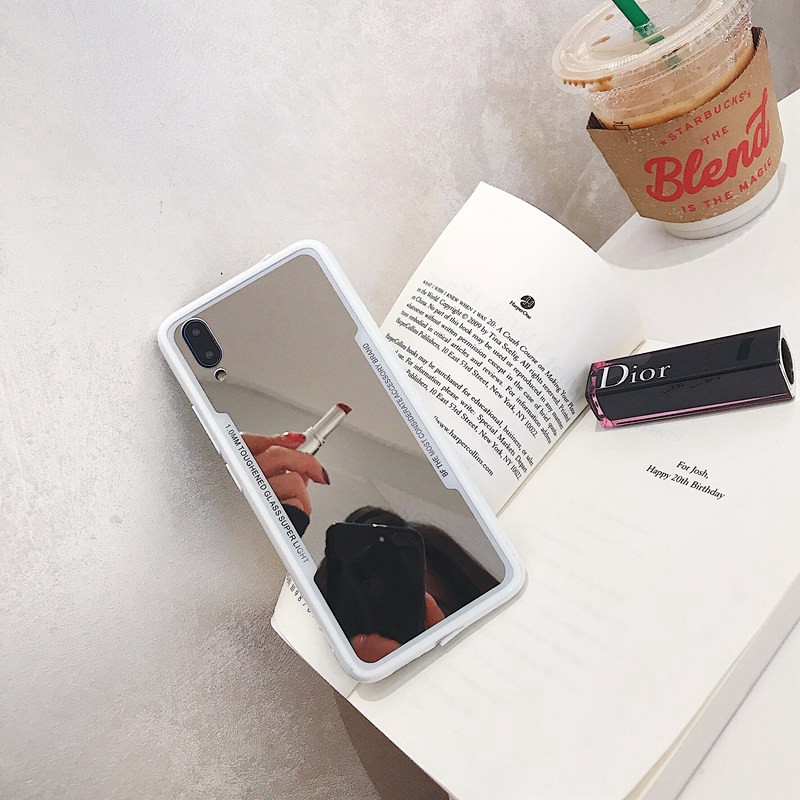 Ốp lưng tráng gương thời trang sang trọng cho Vivo Y17 V15 Y93 Y95 Y91 Y91i Y97 X21i Y83 Y81 Y85 V9 Z1 Z1i