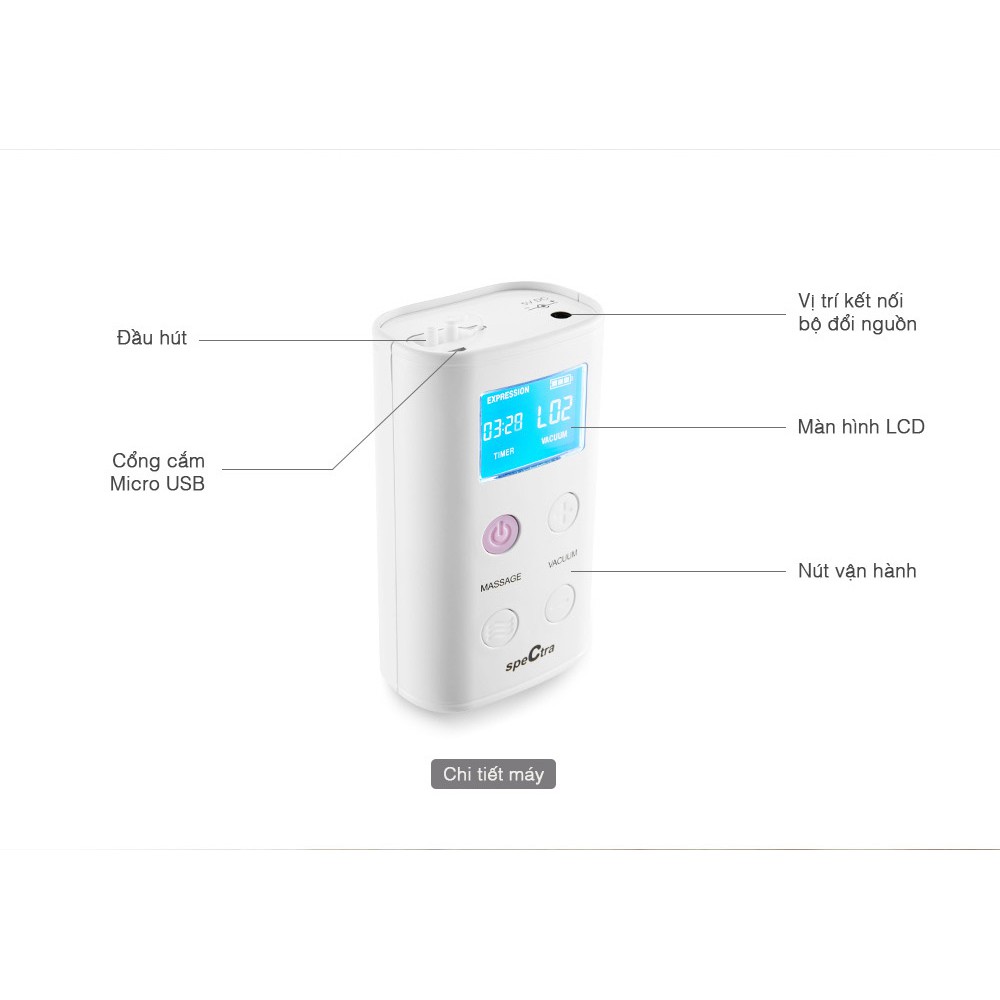 Máy hút sữa điện đôi Spectra 9S