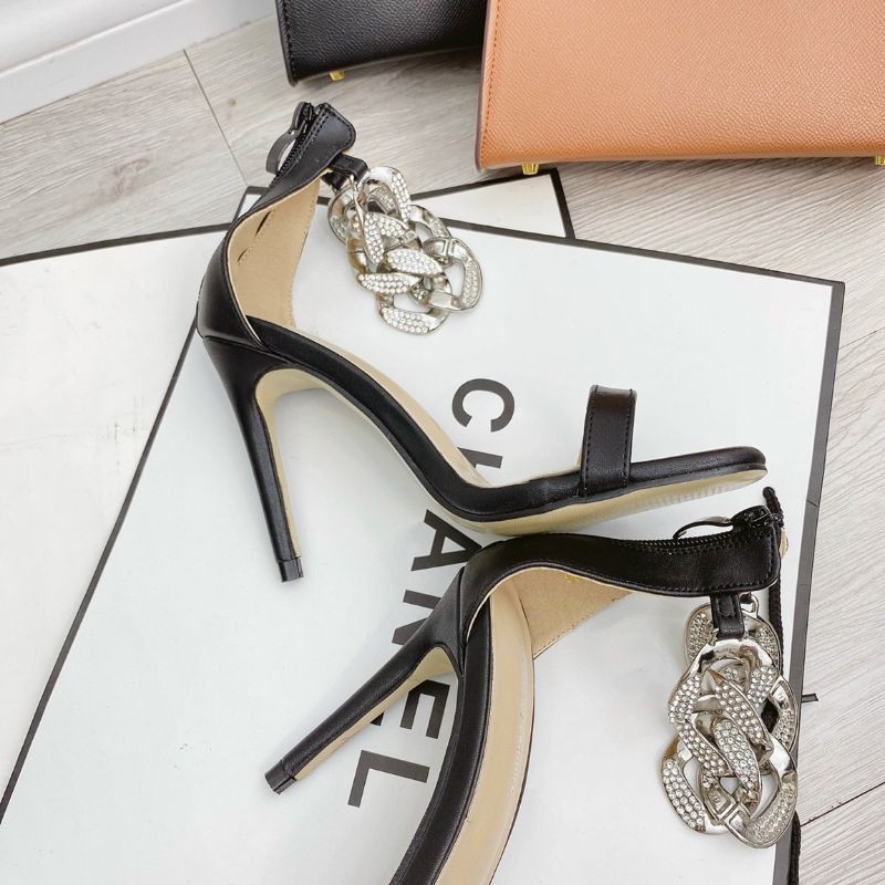 it(ẢNH THẬT) Sandal 10p Quai Xích To Dây Mảnh Basic Da Mềm Êm Fullbox