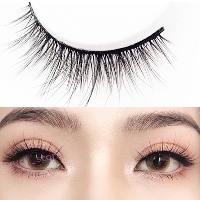 Lông mi giả tự nhiên, không cần keo có thể tái sử dụng tự dính 3 giây 30g rất dễ dùng cho người mới trang điểm
