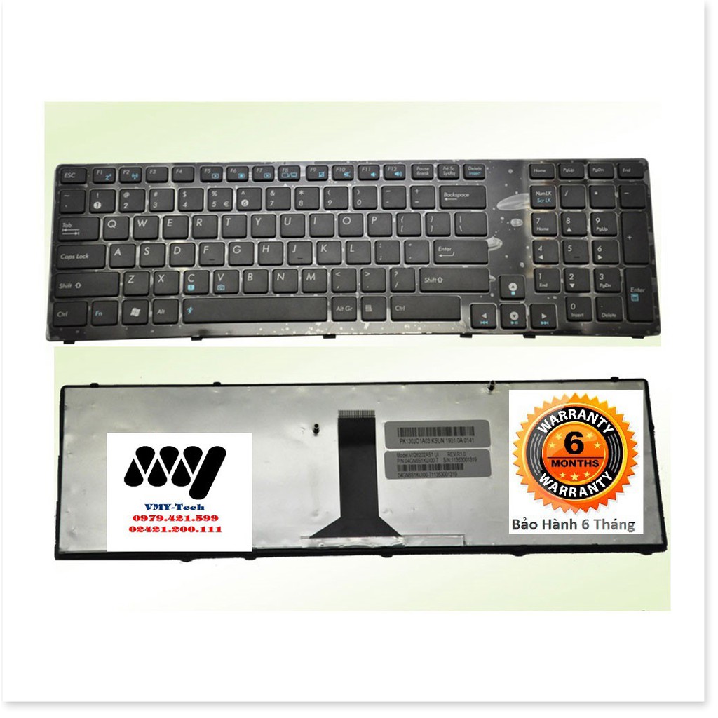 Bàn phím laptop ASUS K93 K93SM K93SV K95 K95VB K95VJ K95VM X93 X93SM X93SV