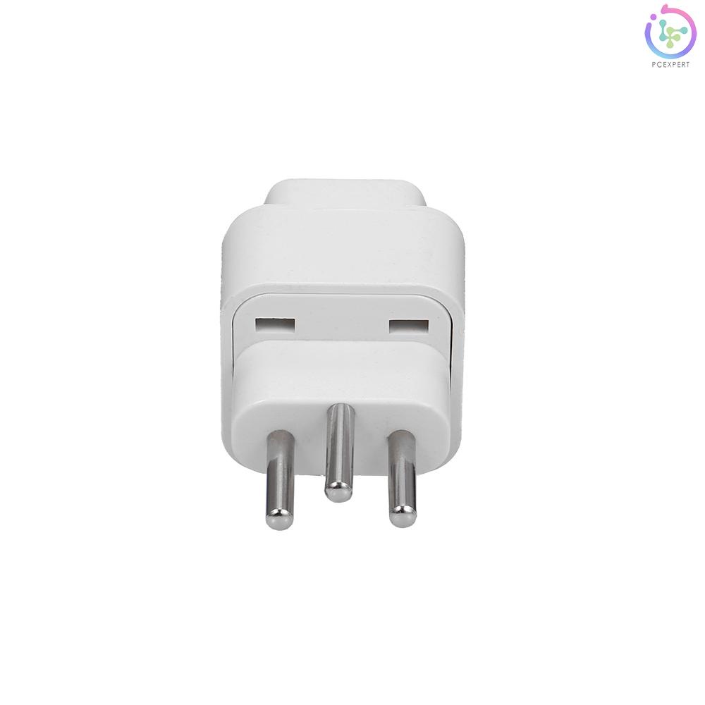 High Quality Swiss Embedded Conversion Plug 3-hole Adaptor Plug Swiss Plug to Universal Socket Travel Plug Adapter White