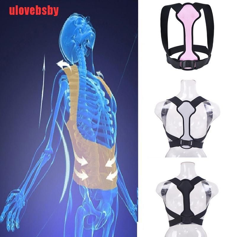 [ulovebsby]1×Posture Corrector For Women Men Back Support Upper Shoulder Brace Straightene