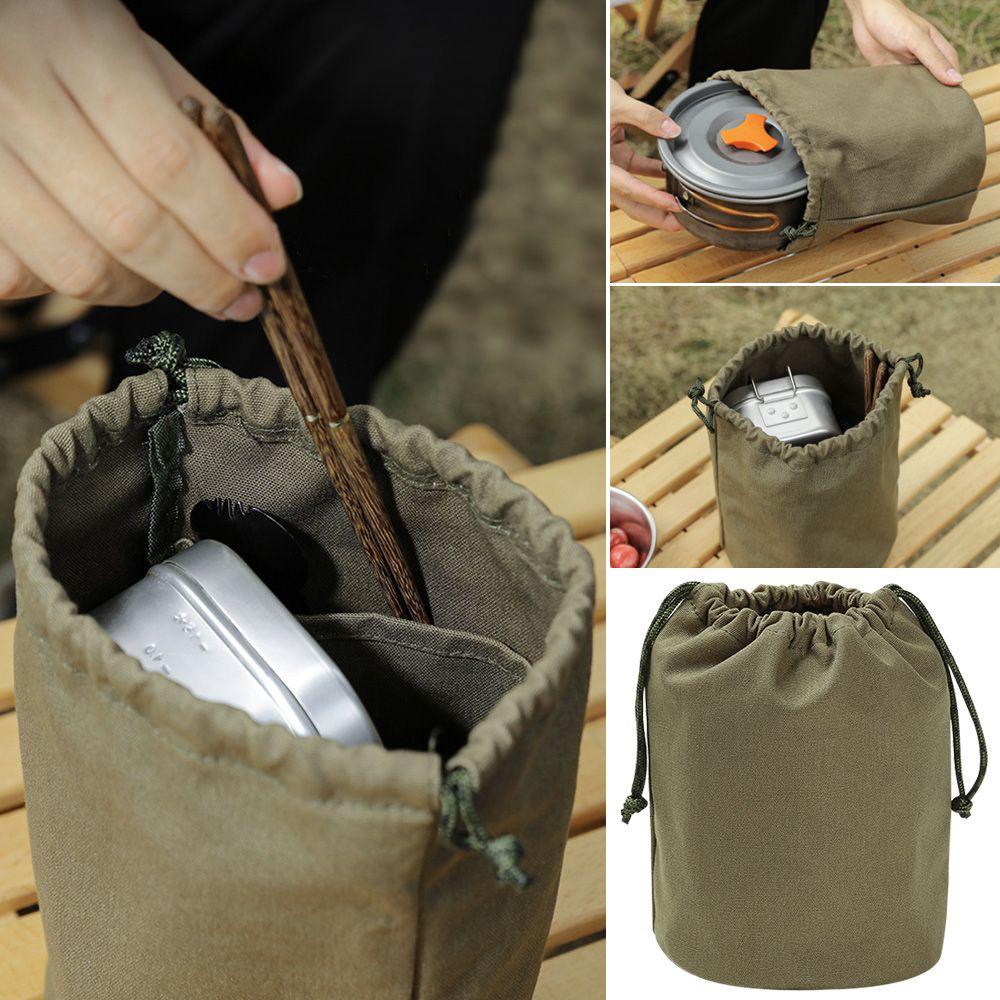 Túi Canvas Dây Rút Đựng Đồ Ăn Tiện Lợi Chất Lượng