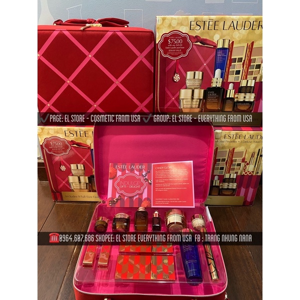 Set dưỡng da vali ESTEE LAUDER advanced night repair 13 món fullsize Bill Mỹ set 2024
