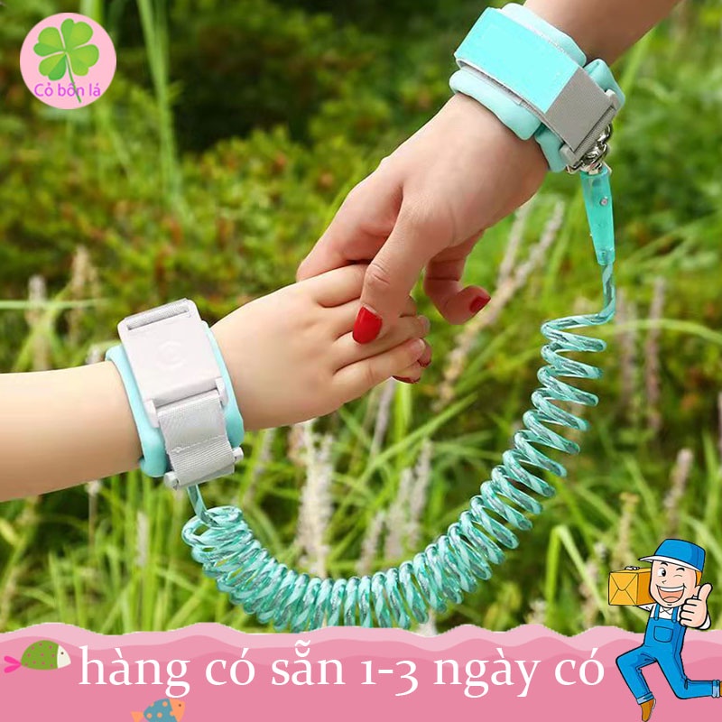 Dây Đai Chống Lạc Cho Bé, Dây Dắt Trẻ Em Đi Dạo Chống Đi Lạc Có Khóa Cảm Ứng Nam Châm, Phát Sáng Trong Đêm Dài 2.5m