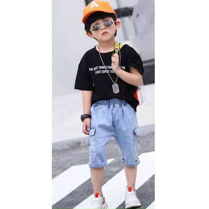 ÁO THUN BÉ TRAI KIỂU HIP HOP