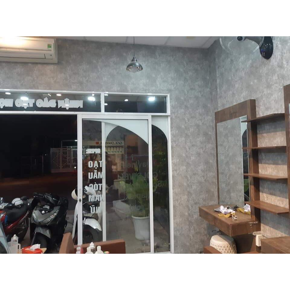 Giấy dán tường màu xi măng