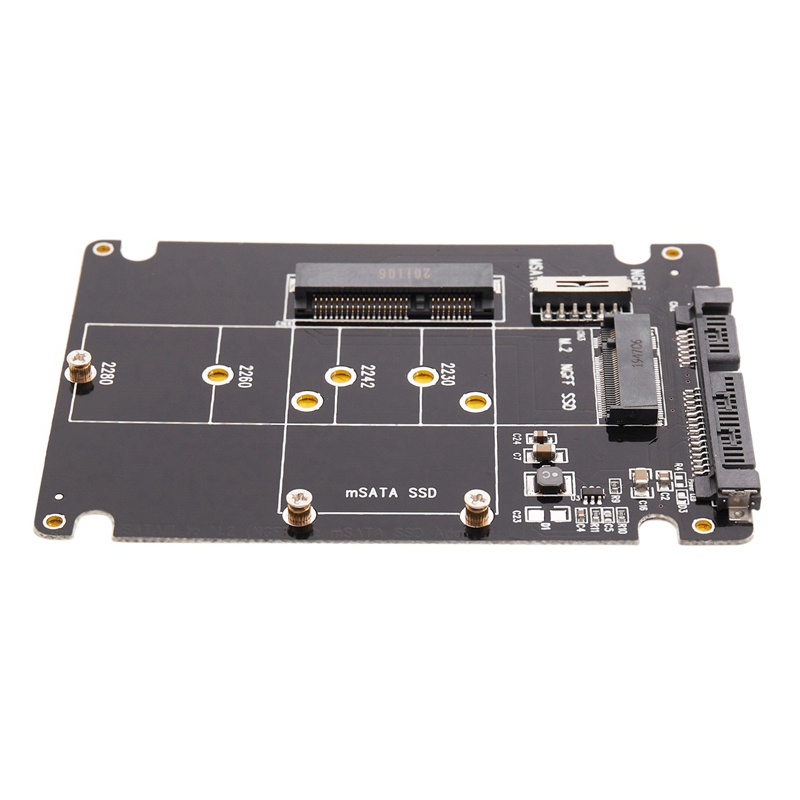 2 in 1 NGFF M.2 B+M Key PCI-E or mSATA SSD to SATA III Adapter Card | BigBuy360 - bigbuy360.vn