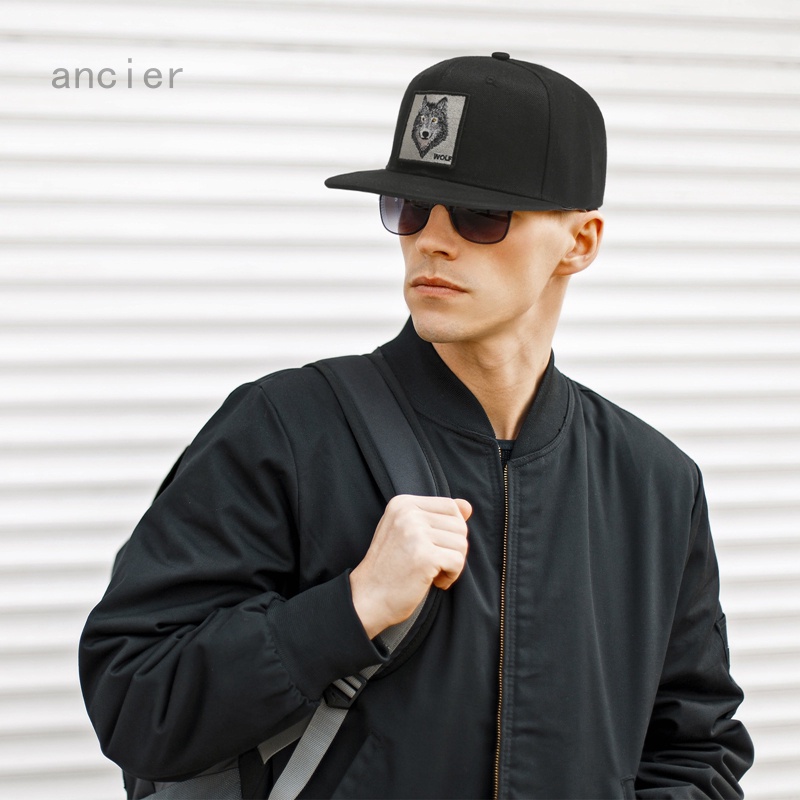 Mũ Lưỡi Trai Thêu Hình Sói Phong Cách Hip Hop Cho Nam Và Nữ