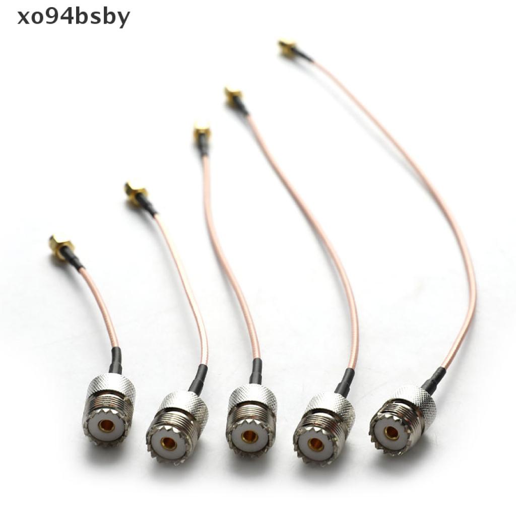 [xo94bsby] RG316 Cable Jumper Pigtail UHF SO239 Female PL259 to SMA Male Plug Crimp Adapter [xo94bsby]