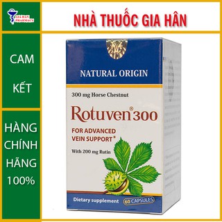 Rotuven Hộp 60 Viên - Dành Cho Người Bị Giãn Tĩnh Mạch - GIA HÂN Pharmacy