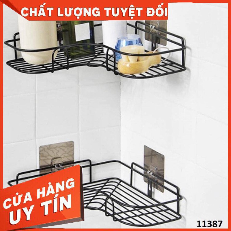 [HOT] KỆ SẮT DÁN GÓC TƯỜNG GÓC VUÔNG CÁCH ĐIỆU [1 CÁI] (HÀNG CHUẨN GIÁ ĐẸP)