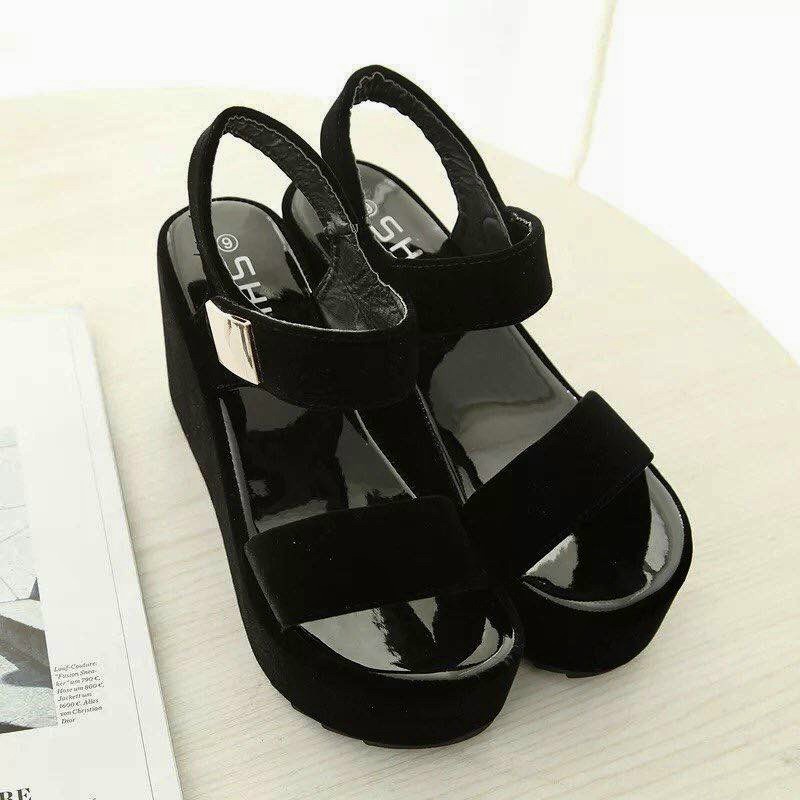 Giày Đế Bằng Nhung Chính Hãng Hộp Xanh SHLL - Quai Hậu Dán Xé Cao Cấp 6657-1 6658-1 6659-1