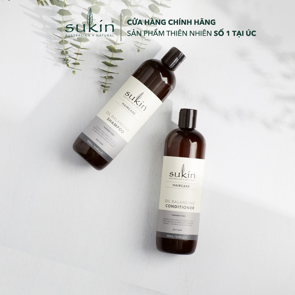 Dầu Xả Cân Bằng Dầu Sukin Haircare Oil Balancing Conditioner 500ml | BigBuy360 - bigbuy360.vn