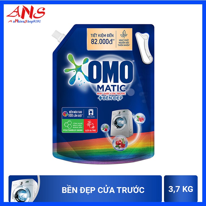 Nước giặt Omo Matic túi 4kg/3.7kg