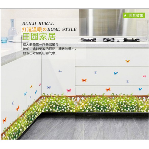 COMBO 2 TẤM Decal trang trí tự chọn chống thấm nước