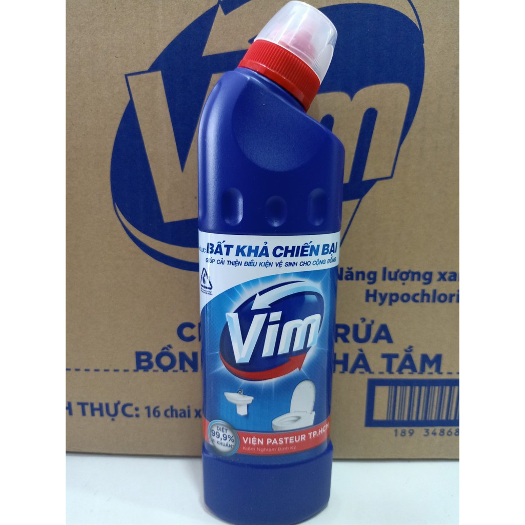 [HCM] Nước Tẩy Bồn Cầu Toilet Vim Diệt Khuẩn 500ml/880ml