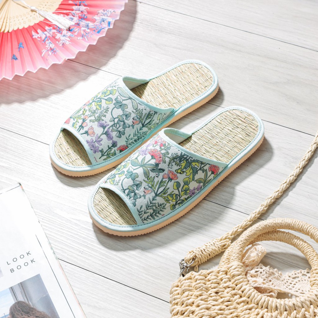 Dép Chiếu Cỏ Lác Tự Nhiên 100% Easy Life Slippers