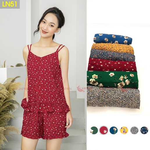 Đồ Bộ Mặc Nhà Nữ Sexy 2 Dây Chất Lanh Tôn Dáng Thương Hiệu 𝐂𝐀𝐑𝐃𝐈𝐍𝐀 𝑺𝒂̀𝒊 𝑮𝒐̀𝒏 Cho Bạn Thêm Tự Tin Gợi Cảm Mã LN5