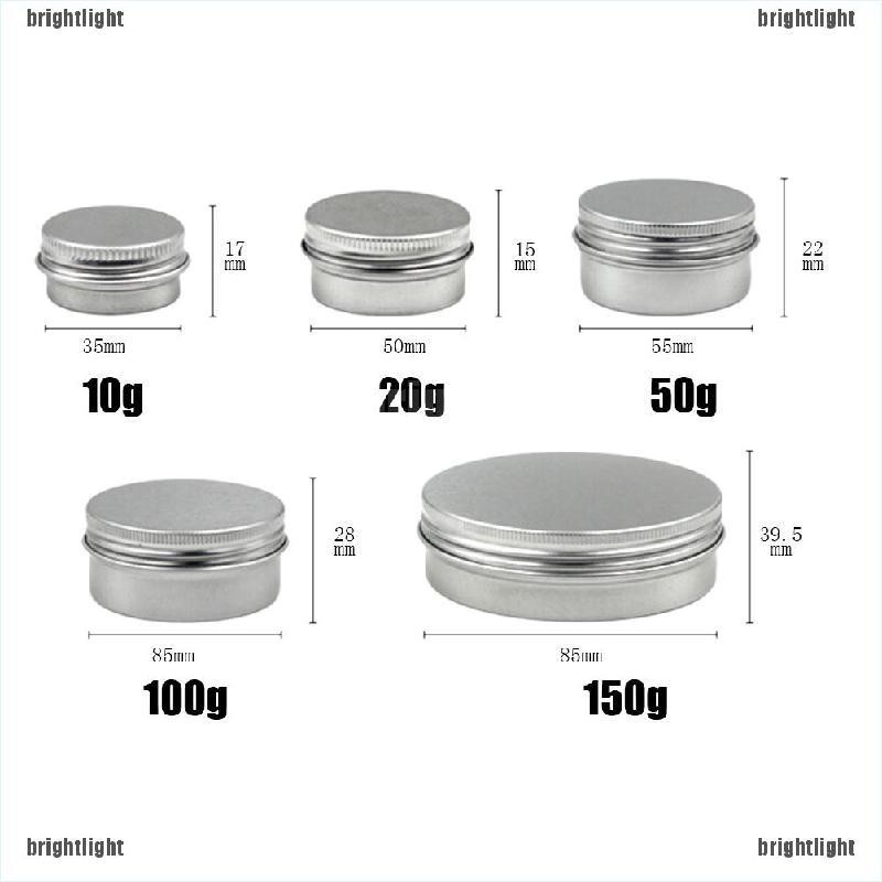 Hộp Thiếc Đựng Mỹ Phẩm 10 / 20 / 50 / 100 Tiện Dụng