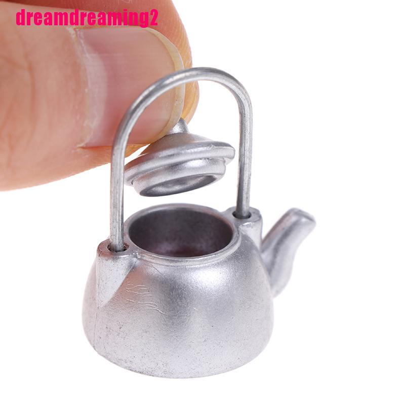 Bộ 3 Mô Hình Ấm Trà Mini Trang Trí Nhà Búp Bê