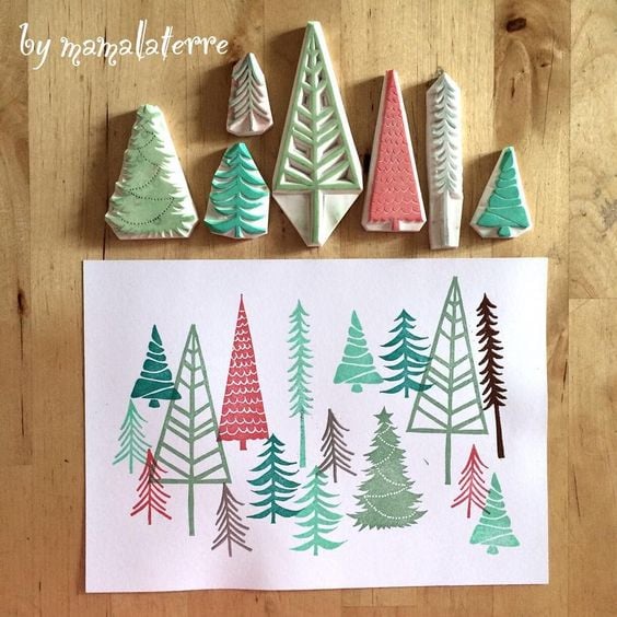 Cao su khắc dấu handmade khổ A4  - 01 tấm màu ngẫu nhiên