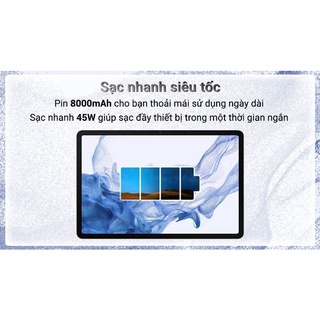 Máy tính bảng Samsung Galaxy Tab S8 5G ( SMX706B ) Hàng chính hãng