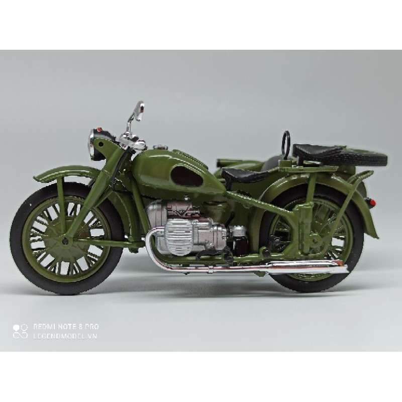 Mô hình xe Sidecar Ural M72