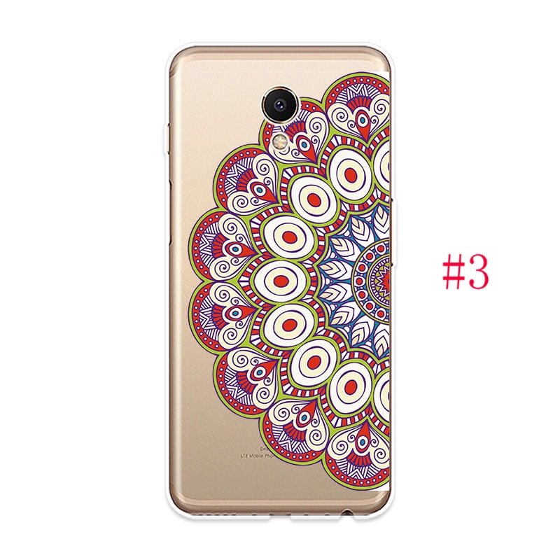 Ốp Lưng Điện Thoại Nhựa Mềm Meizu M6 M3 M5 Note M6s M6t Họa Tiết Mandala