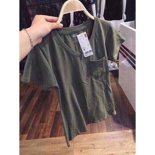 Áo phông cổ tim Xuất Khẩu (sỉ 6x)