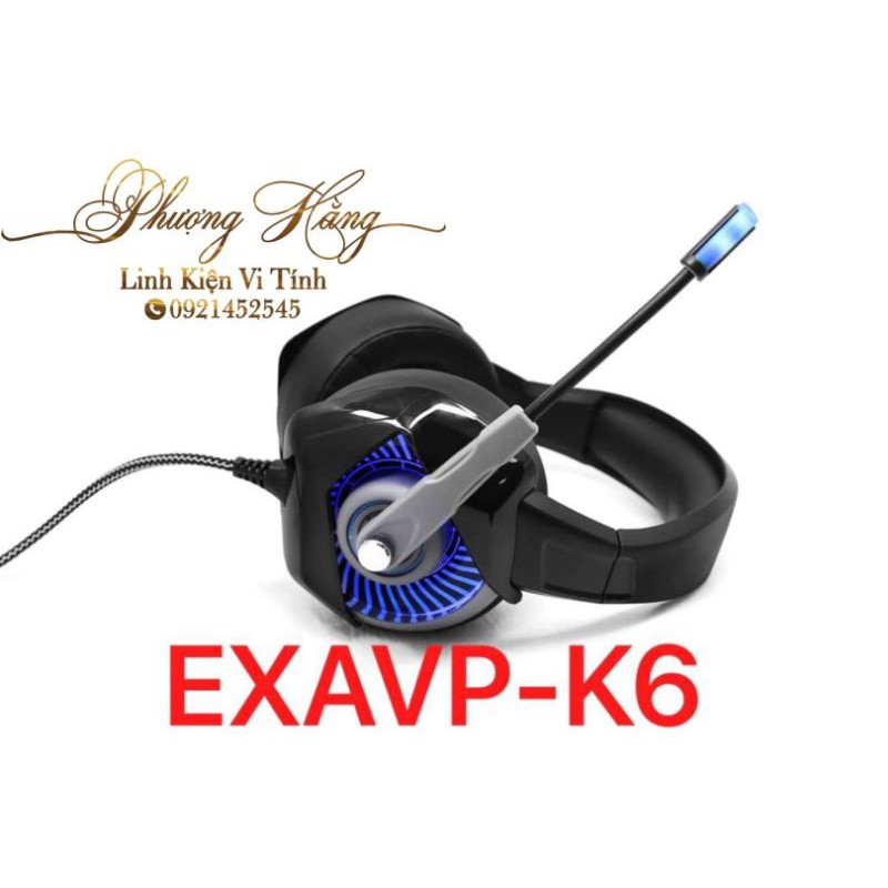 Headphone DJ EXAVP Cao Cấp K6 Gaming Full Box