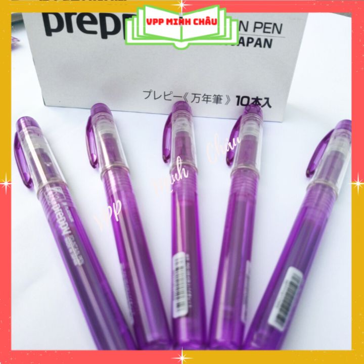 Bút Máy Học Sinh Nhật Bản Preppy 03 - Nét 0.3mm - Ngòi Siêu Bền, Viết Cực Êm Tay