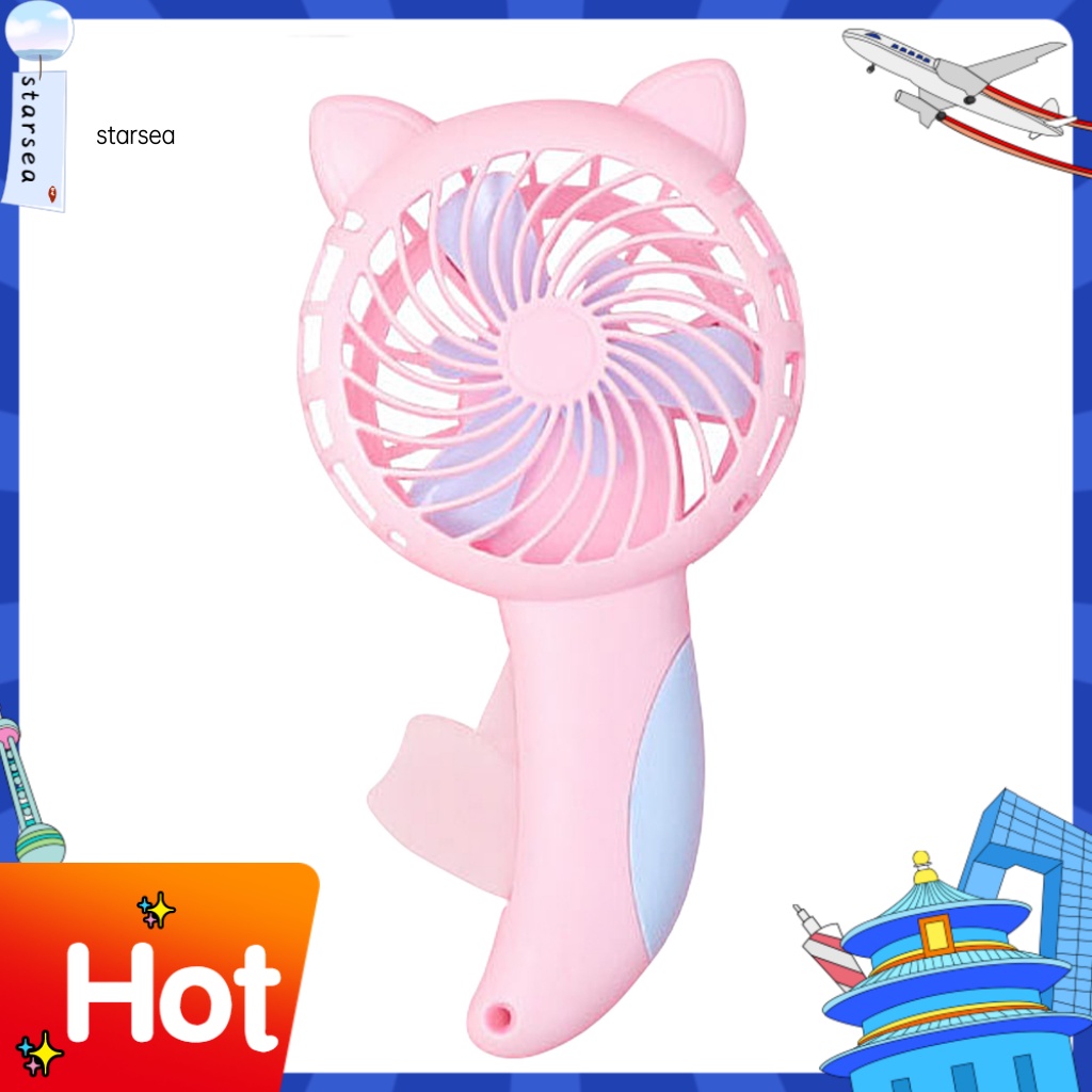 Quạt Mini Cầm Tay Chạy Bằng Pin Tiện Dụng Và Bền
