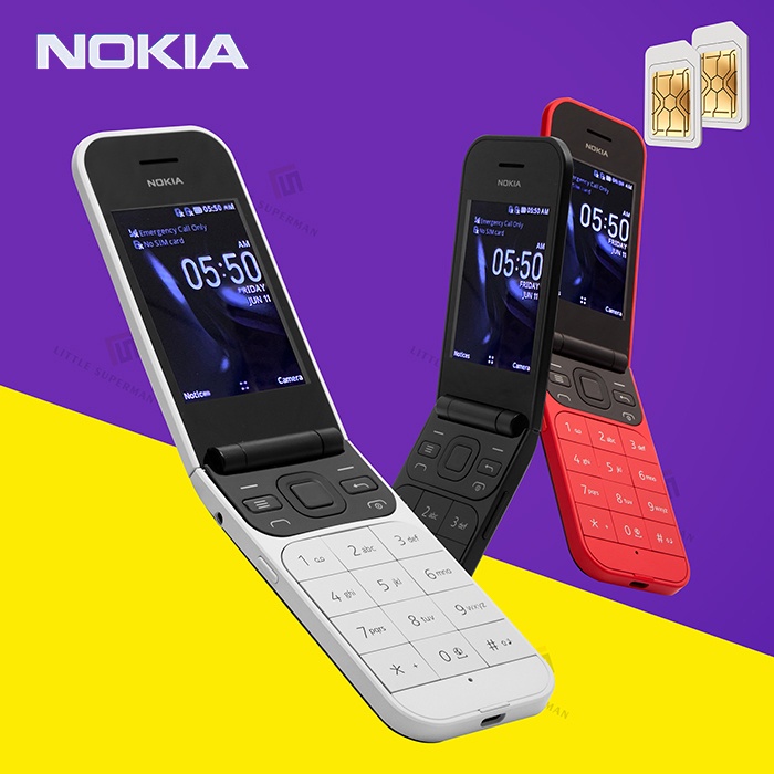 Điện Thoại Di Động Lật Chính Hãng, Phiên Bản 2G Dành Cho Nokia 2720