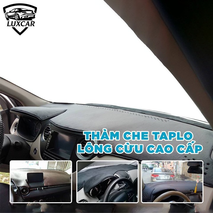 Thảm Taplo Nhung Lông Cừu VINFAST ( FADIL, LUX SA, A ) - Đế Cao Su Chống Trượt LUXCAR