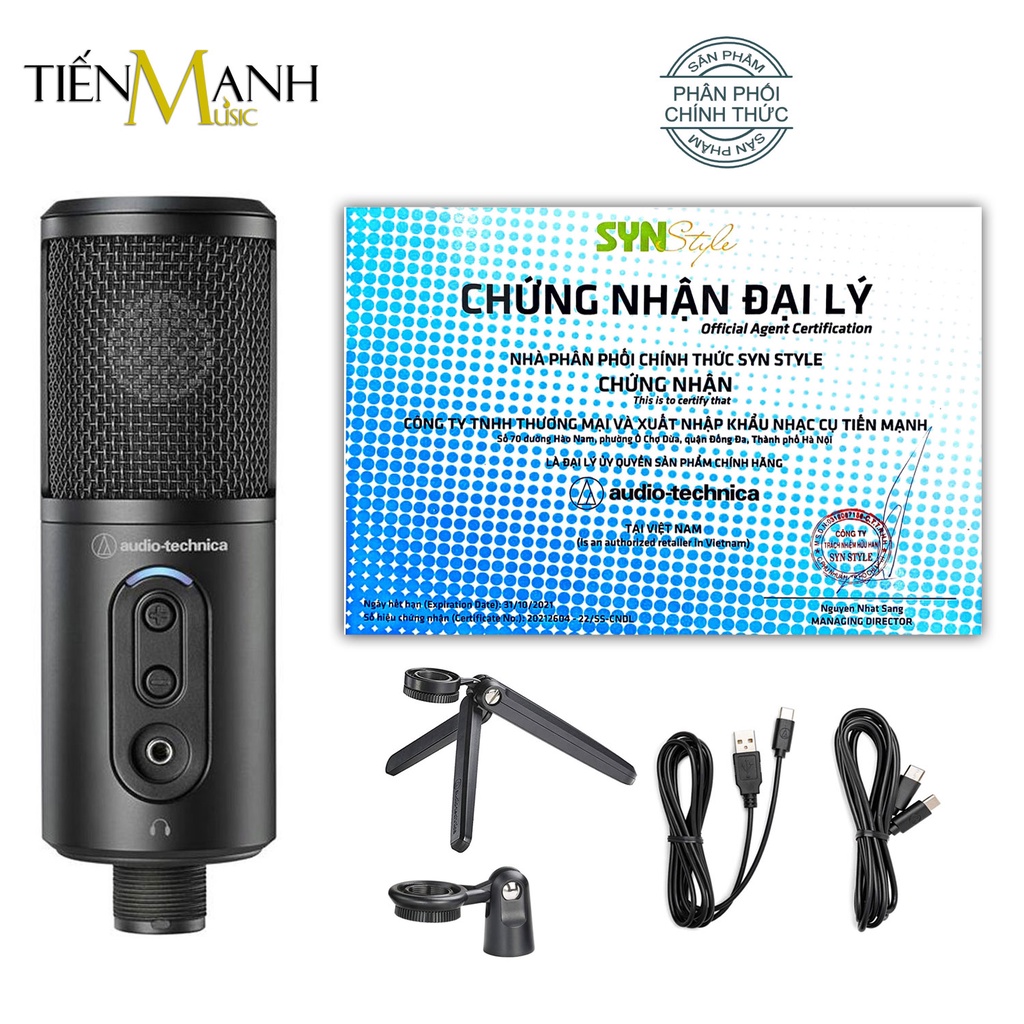 [Chính Hãng Japan] Micro Audio Technica ATR2500X USB Mic Thu âm Phòng Studio ATR2500, Microphone Cardioid ATR2500x-USB