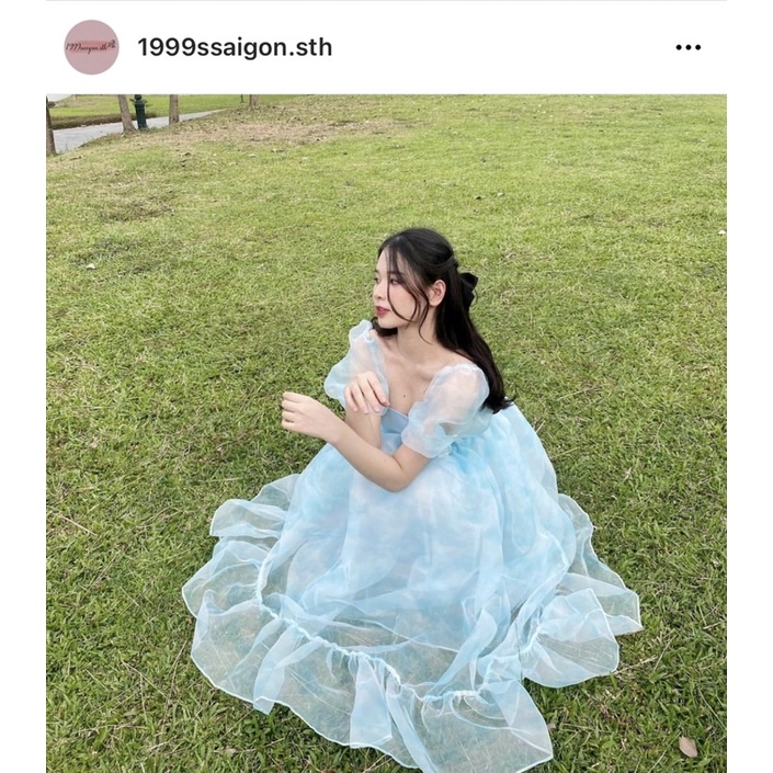 THANH LÝ Váy Công Chúa Voan Xoè Local Brand