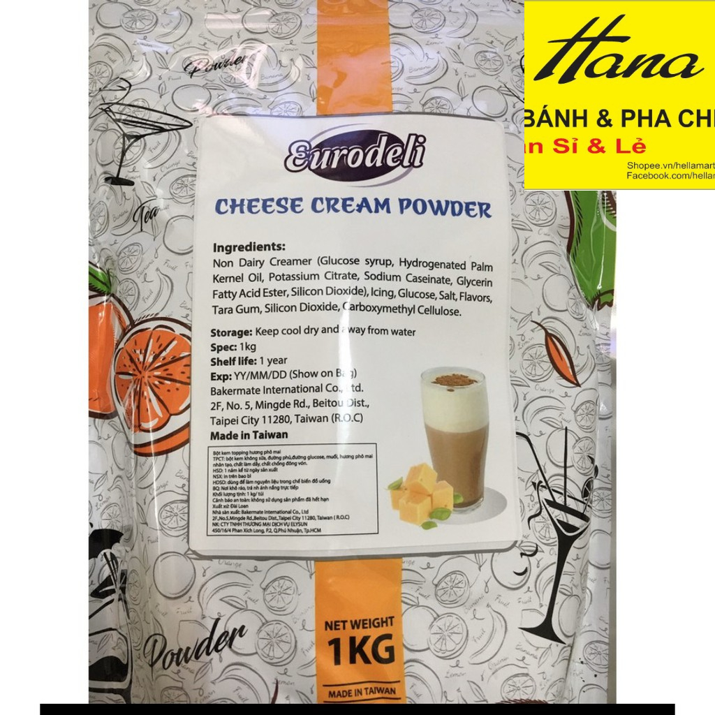 Bột tạo lớp màn sữa / Vị Muối Biển