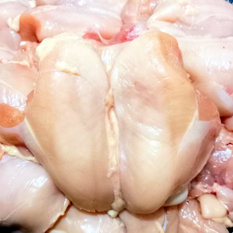 1Kg Ức gà phile tươi cho 🐶🐱❤️, thịt gà chất lượng cao, không gà ngộp - Joyful Day - SHIP HỎA TỐC